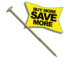 6.7 x 100mm WAFER GREEN IN-DEX SCREWS 6.7 x 100mm WAFER GREEN IN-DEX SCREWS