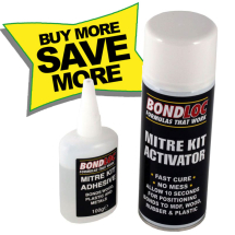 MITRE MATE KIT - SUPERGLUE AND ACTIVATOR