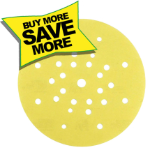 225mm P120 27 HOLE YELLOW SOFT VELCRO DISCS 225mm P120 27 HOLE YELLOW SOFT VELCRO DISCS