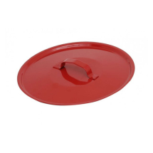 RED METAL FIRE BUCKET LID RED METAL FIRE BUCKET LID