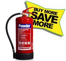 6kg ABC DRY POWDER FIRE EXTINGUISHERS