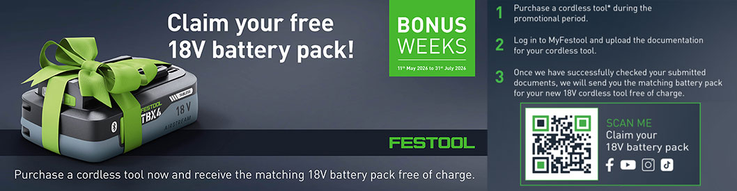 Festool Battery Bonus