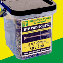 BTF PRO-SCREW - HIGH PERFORMANCE WOODSCREW TUBS BTF PRO-SCREW - HIGH PERFORMANCE WOODSCREW TUBS