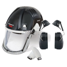 TREND AIR/PRO RESPIRATOR SET (WITH EAR DEFENDERS/VISOR/SPARE FILTER) TREND AIR/PRO RESPIRATOR SET (WITH EAR DEFENDERS/VISOR/SPARE FILTER)