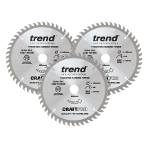 CRAFT PLUNGE SAW BLADE TRIPLE PACK - 3 x (165 x 20 x 2.2 x 48TCT) CRAFT PLUNGE SAW BLADE TRIPLE PACK - 3 x (165 x 20 x 2.2 x 48TCT)