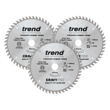PANEL TRIM CRAFT SAW BLADE TRIPLE PACK - 3 x (165 x 20 x 2.2 x 48TCT) PANEL TRIM CRAFT SAW BLADE TRIPLE PACK - 3 x (165 x 20 x 2.2 x 48TCT)