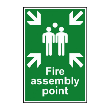 200 x 300mm FIRE ASSEMBLY POINT - PVC