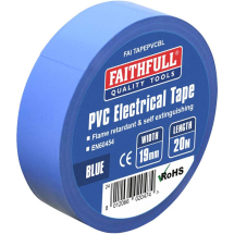 BLUE PVC ELECTRICAL INSULATION TAPE (19mm x 20m)