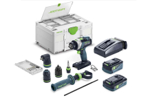 FESTOOL QUADRIVE TPC CORDLESS DRILL 18/4 5,0/4,0 I-SET/XL FESTOOL QUADRIVE TPC CORDLESS DRILL 18/4 5,0/4,0 I-SET/XL