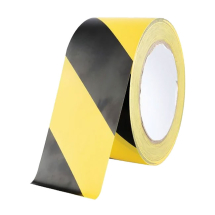 BLACK & YELLOW BARRIER/HAZARD TAPE 70mm x 500m BLACK & YELLOW BARRIER/HAZARD TAPE 70mm x 500m