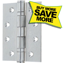 102 x 76 x 3mm SATIN STAINLESS STEEL BALL BEARING HINGES 102 x 76 x 3mm SATIN STAINLESS STEEL BALL BEARING HINGES