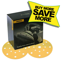 GOLD 125MM P40 17HOLE VELCRO DISC GOLD 125MM P40 17HOLE VELCRO DISC