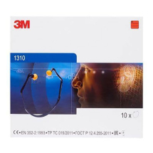 3M 1310 BANDED EAR PLUGS (Box of 10)