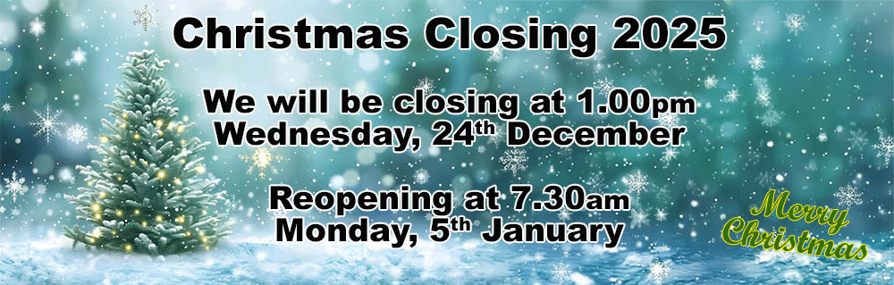 Xmas Opening Hours